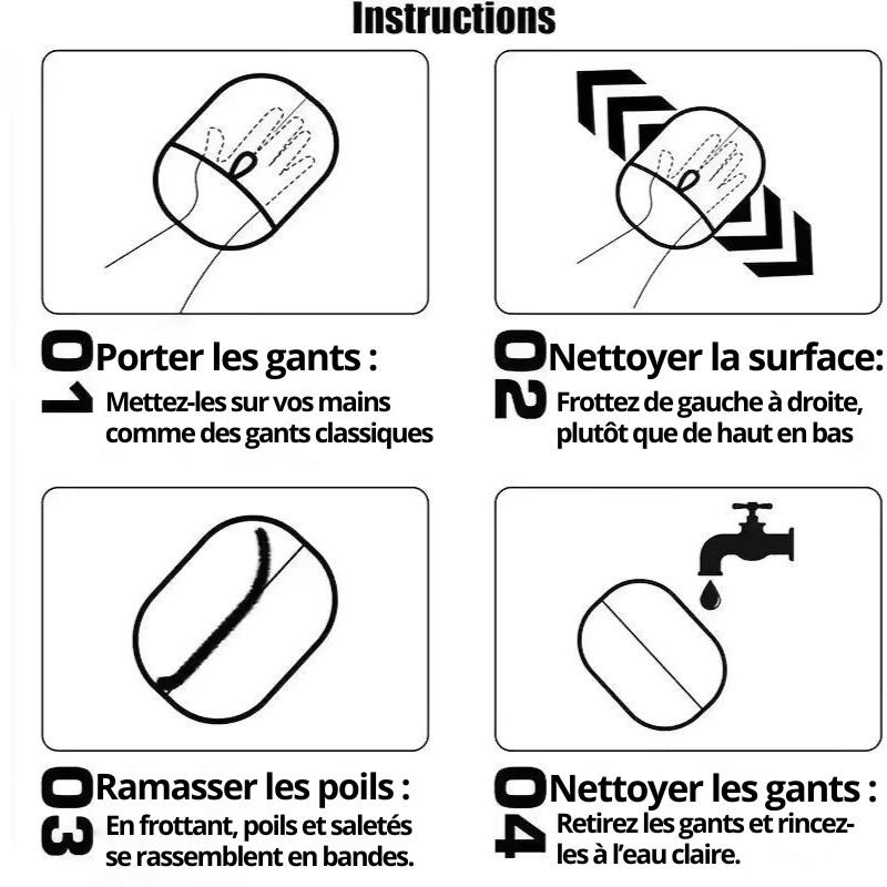 Velpoils™ – Gant Anti-Poils Écologique